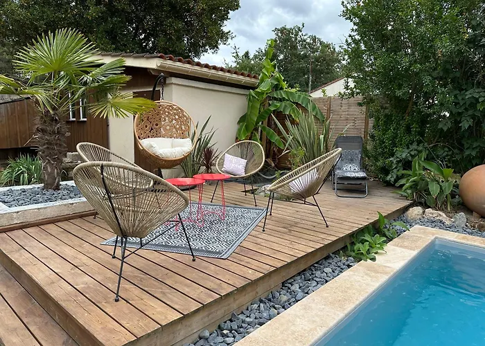 Chez Marie, Petit Cocon Avec Piscine Semesterbostad